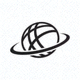 九游体育JIUYOUSPORTS官方品牌logo，世界杯球场风格蓝黑标识